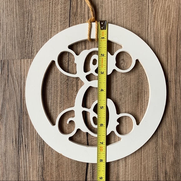 E Initial Monogram Sign - Picture 6 of 8